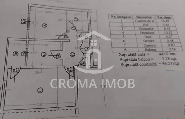 Vanzare apartament 2 camere, mobilat utilat, in Ploiesti, zona Paltinis - foto 15