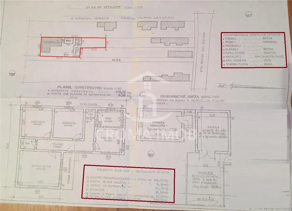 Vanzare casa 3 camere, teren 510mp, Mircea cel Batran, Ploiesti - foto 19