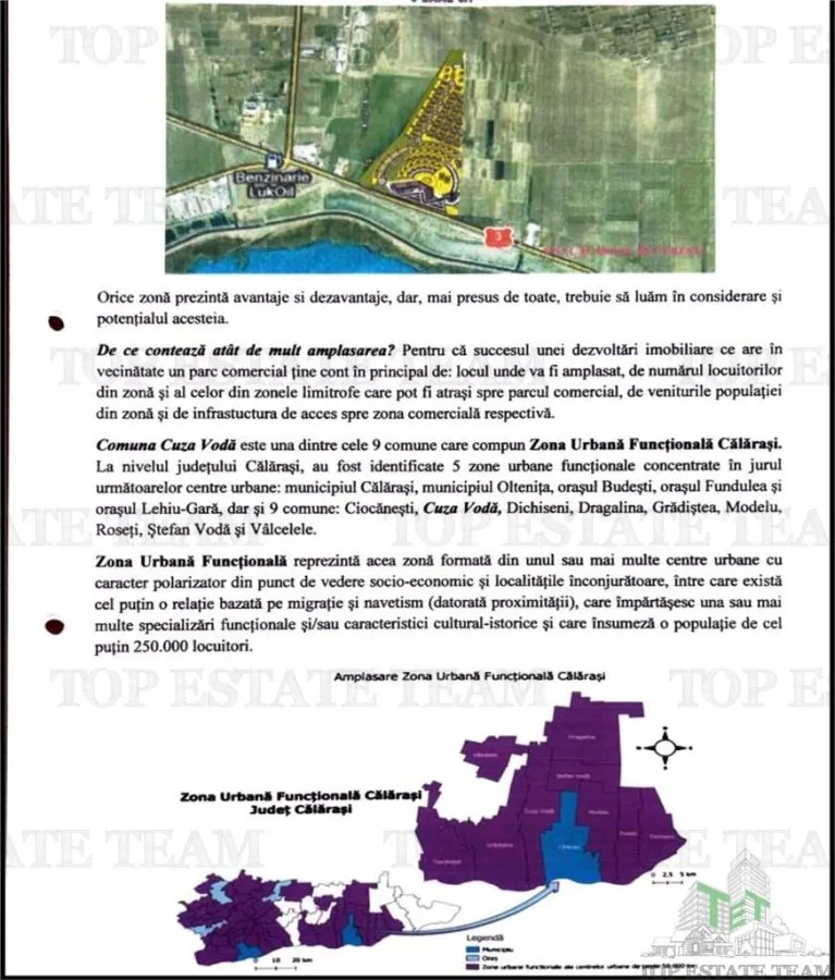 Oportunitate rara, teren intravilan cu proiect aprobat , 12,5 HA, Calarasi, amplasat in pozitie excelenta - foto 2