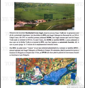 Oportunitate rara, teren intravilan cu proiect aprobat , 12,5 HA, Calarasi, amplasat in pozitie excelenta - foto 3