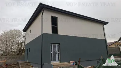 Cladire 240mp cu 2 spatii comerciale la inchiriat in centru Domnesti - foto 5