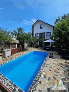 Vila superba, cu piscina, 970mp teren, D+P+E+M, gradina amenajata+pomi fructiferi cu toate utilitatile in Clinceni judet Ilfov - foto 16