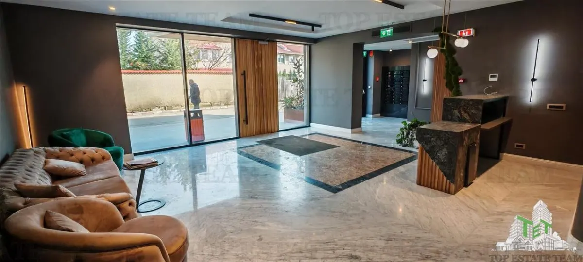 Apartament de 4 camere, cu finisaje premium, 160mp, 2bai, 2 bucatarii, toate utilitatile, piscina, complex rezidential securizat, zona Padurea Baneasa - foto 4