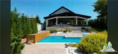 Vila cu deschidere la lac, piscina, garaj inchis - Branesti, Ilfov - Branesti