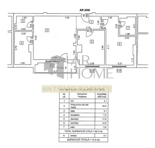 Apartament 3 camere,mobilat si utilat, Ploiesti, Parcul Mihai Viteazul - foto 15