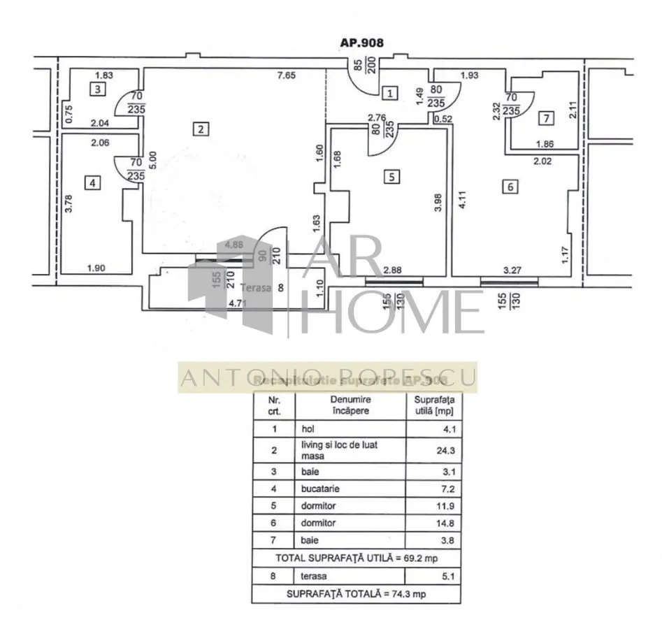 Apartament 3 camere,mobilat si utilat, Ploiesti, Parcul Mihai Viteazul - foto 15