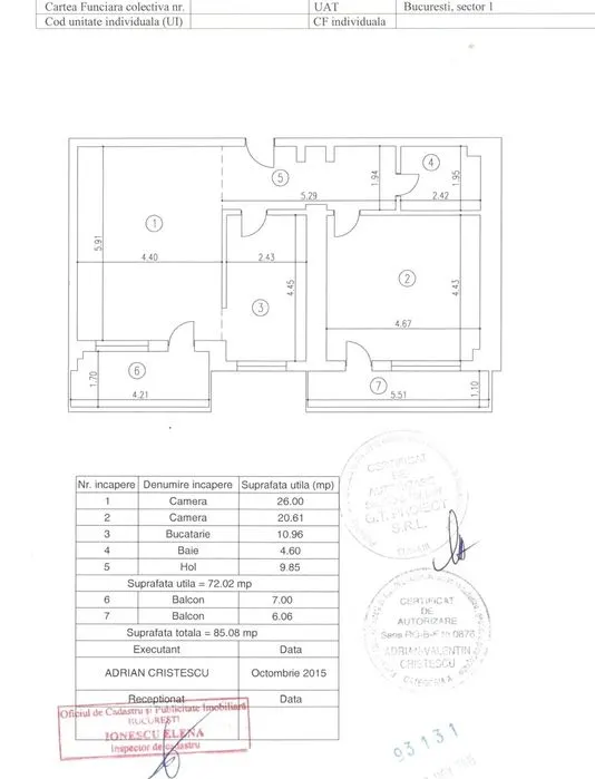 Apartament 2 Camere | Metrou Jiului | 72 MP Utili |Sector 1 - foto 8
