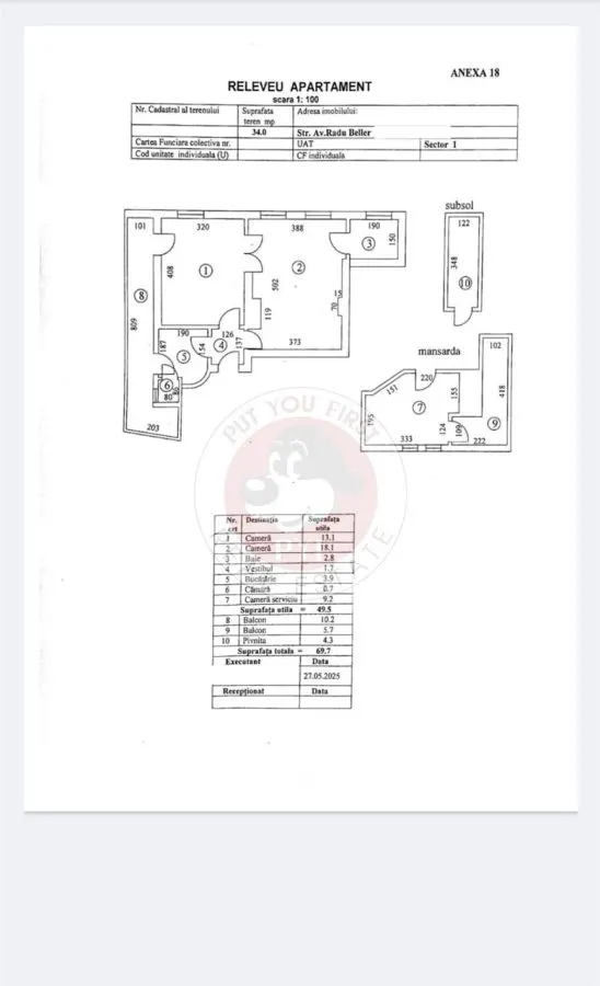 Radu Beller | 2 camere in Vila | Centrala | 70mp | Pivnita | B13214 - foto 18