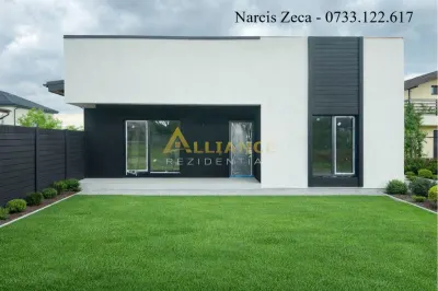 Casa individuala parter - 4 camere 3 bai + dressing - teren 444mp - Berceni