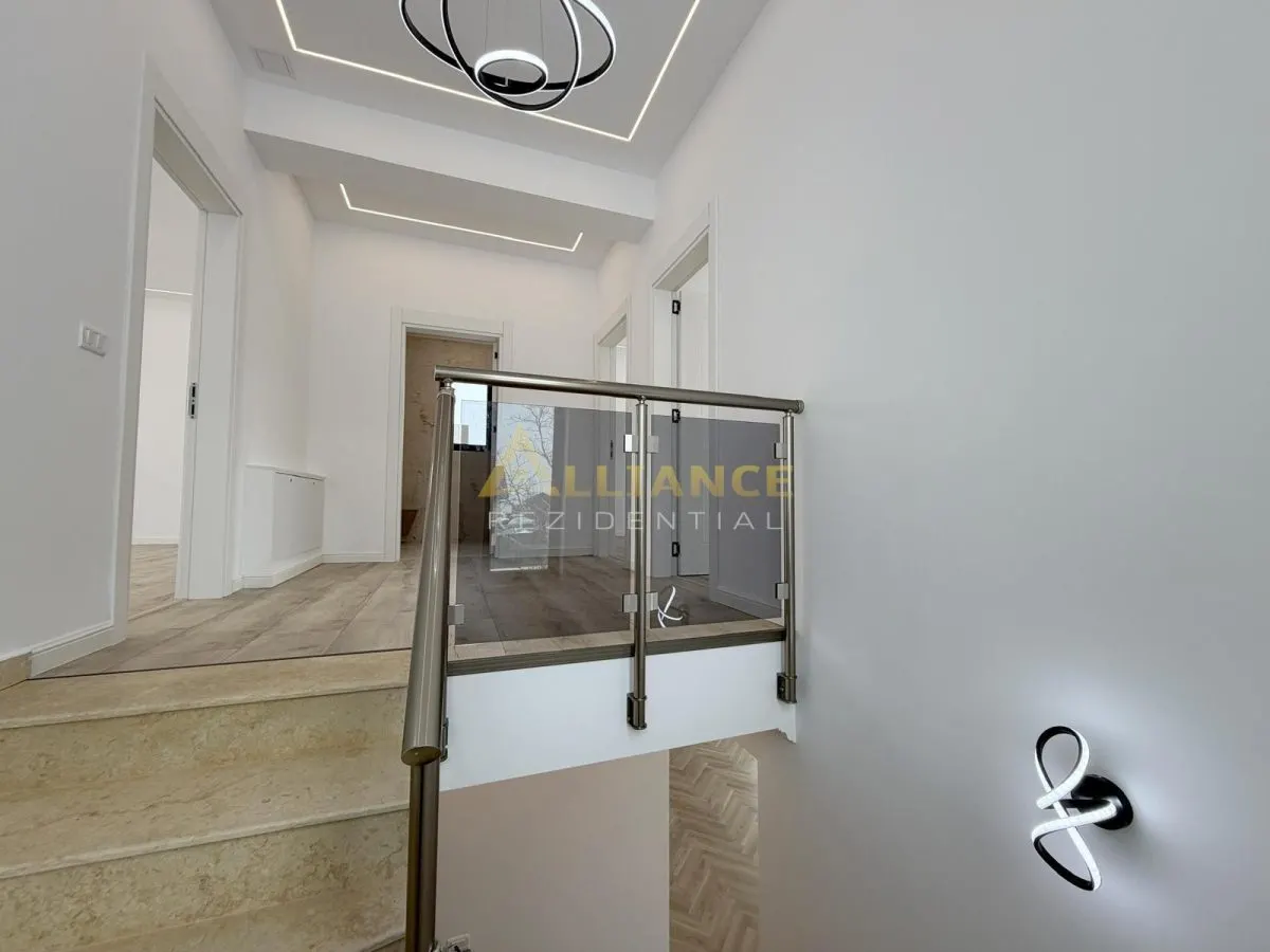 Vila individuala P+1E cu finisaje de lux - 4 camere 3 bai - 540mp teren - foto 9