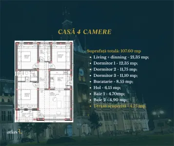 Casa individuala | 4 camere | Valea Ursului | Toate utilitatile | Comision 0 - foto 11