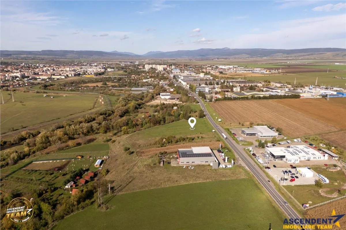 FILM! Teren intravilan industrial, deschidere la DN, Sfantu Gheorghe, Covasna - foto 4