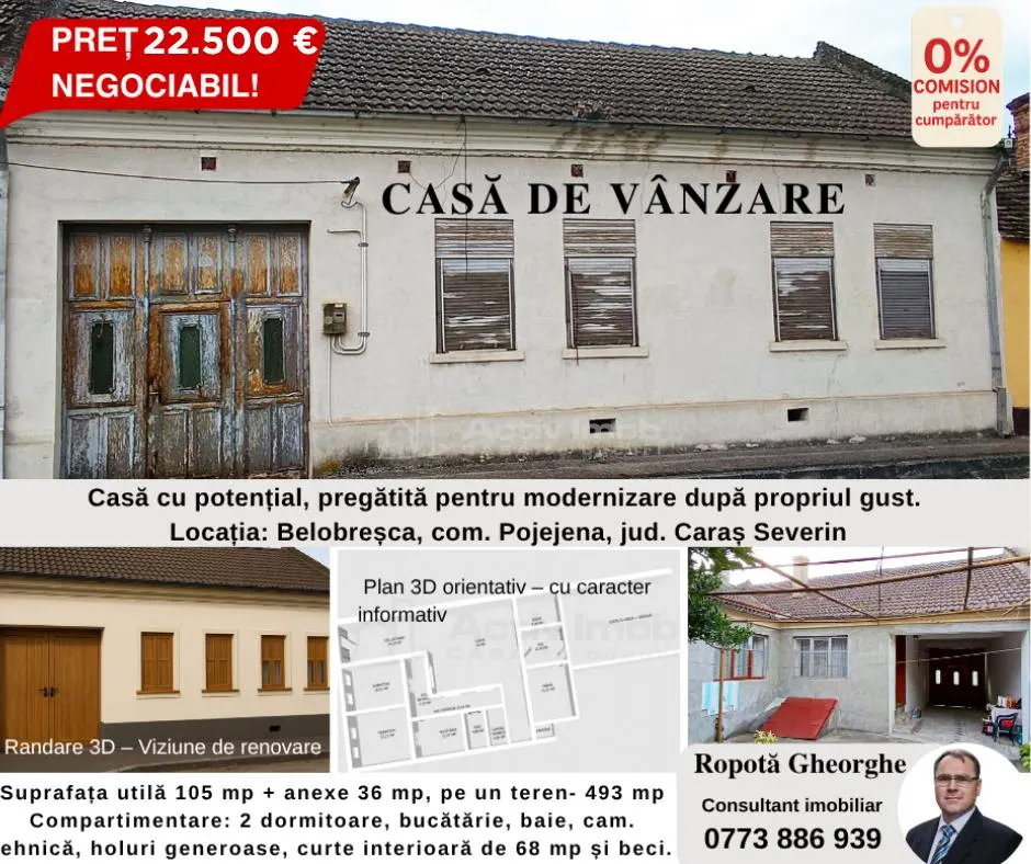 CASA 2 CAMERE BELOBRESCA (493 MP) - foto 1