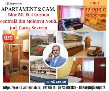 Apartament 2 Cam. Semidecomandate â€“ Moldova Noua/CS - Moldova Noua