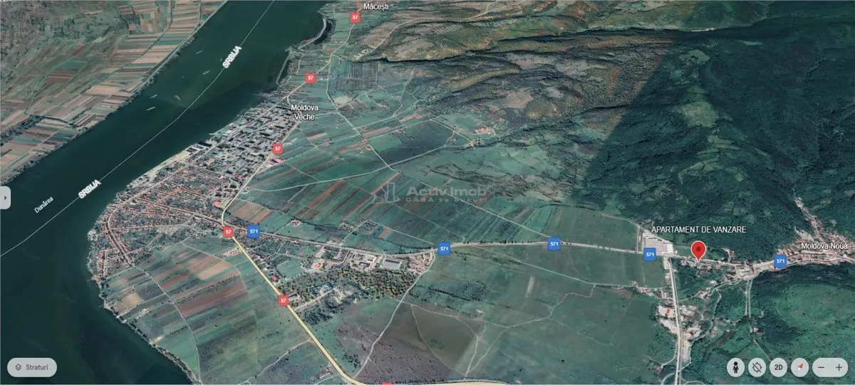 Moldova Noua, Apartament 2 cam. complet mobilat și utilat â€“ gata de mutare! - foto 23