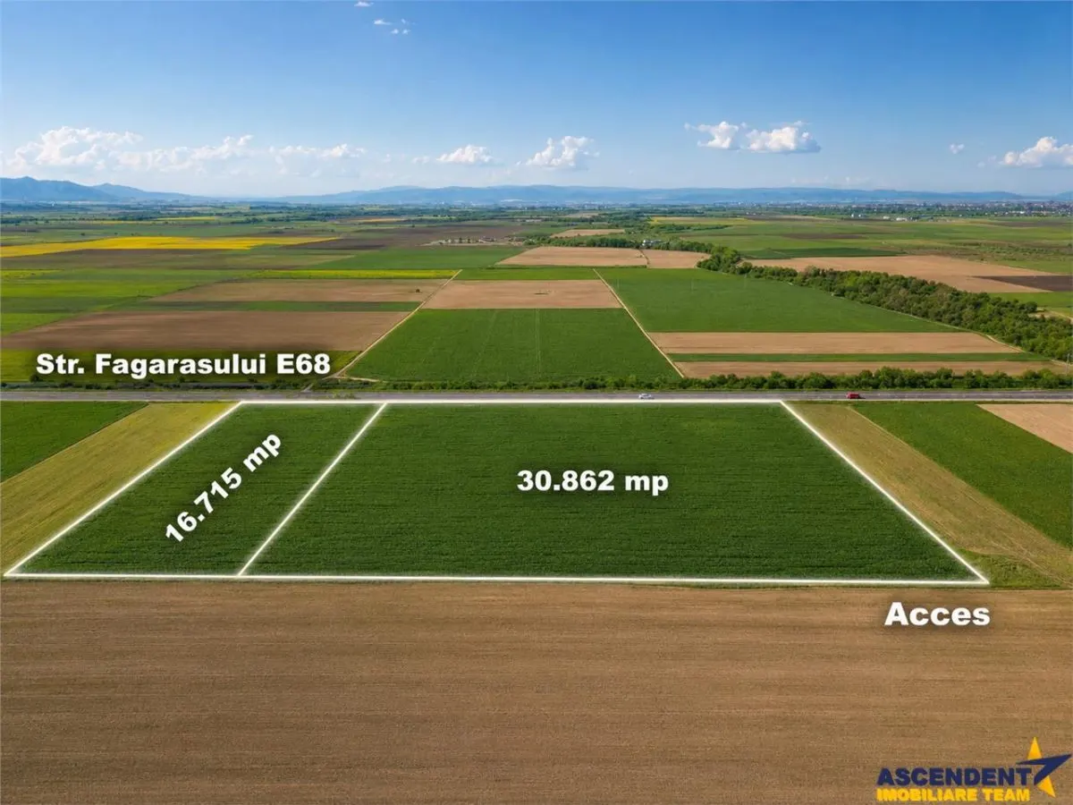 Unitate investitionala: 47.577 mp, Codlea .-. Ghimbav, acces facil, ariere remarcabila - foto 2