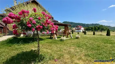 Refugiu pretios:jacuzzi, lemn masiv,2.000 mp teren,4 dormitoare, cuptor, investitie turistica - foto 13