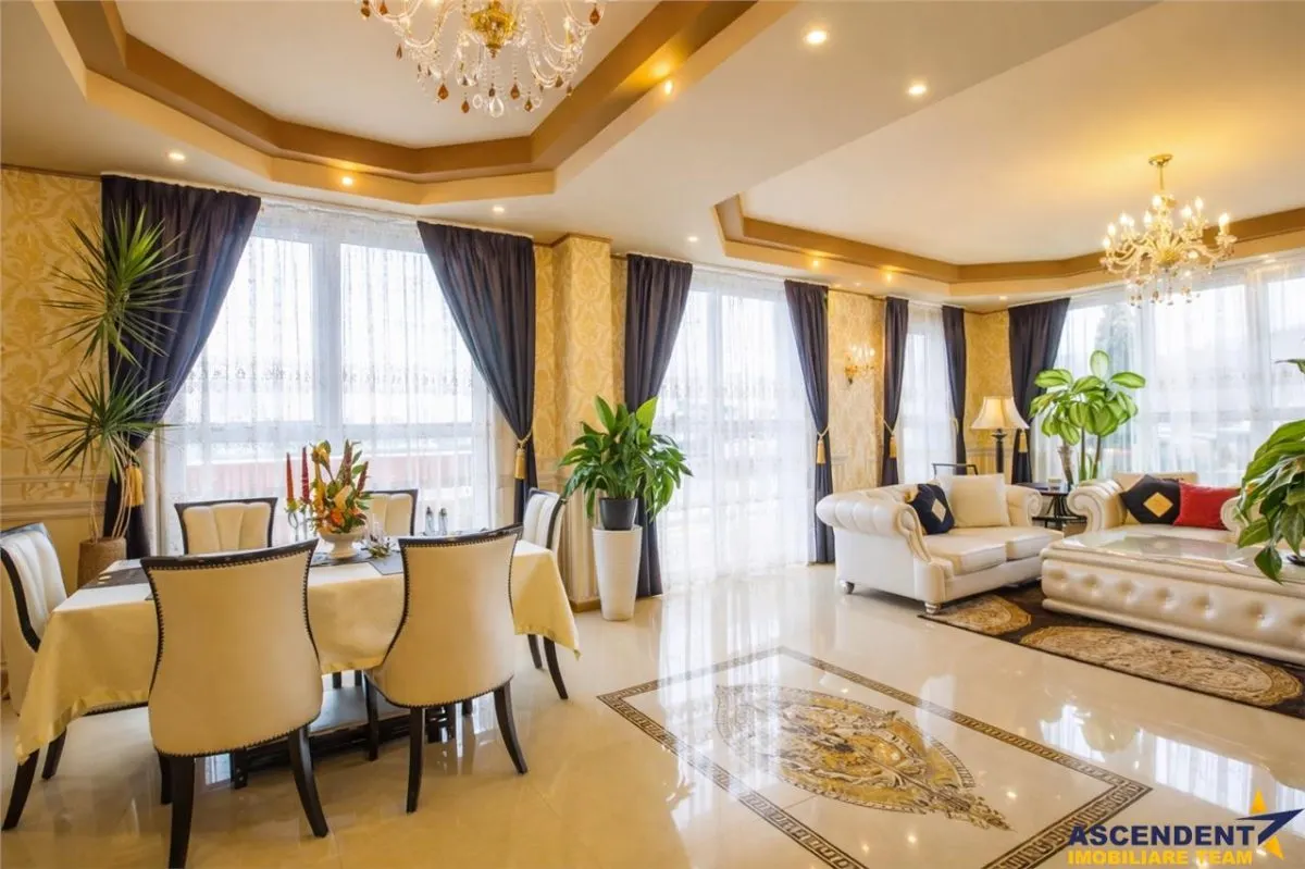 Penthouse extravagant,living spectaculos, semineu,terase generoase,Avantgarden, Brasov - foto 1