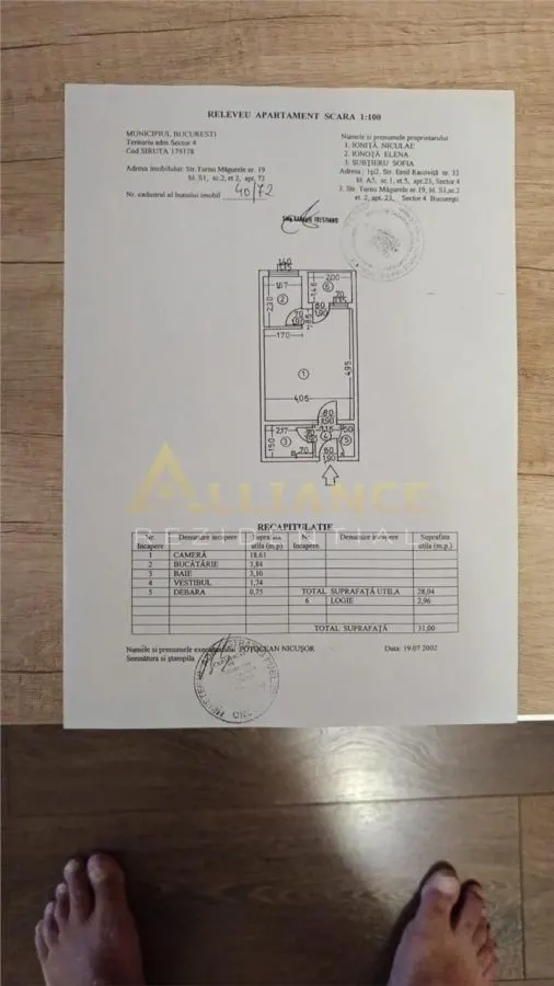 Garsoniera - Turnu Magurele - Mobilata si Utilata - Inchiriat 300 Euro - foto 15