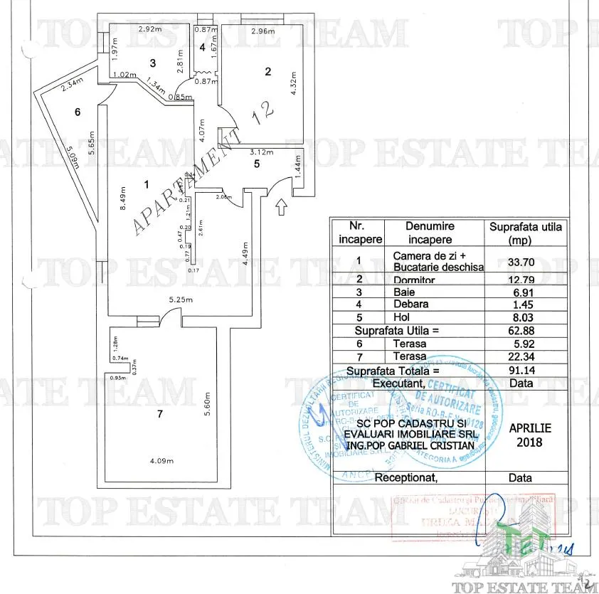 Apartament 2 camere | 63 mp utili | 2 TERASE (22 + 6 mp) | Loc parcare - foto 6