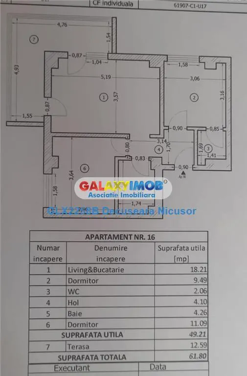 Apartament 3 Camere, Mobilat Utilat in Militari Residence 87.900 Euro - foto 8