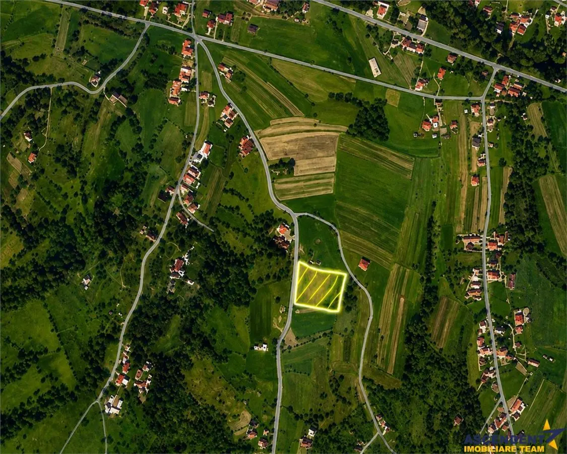 Teren intravilan panoramic, 5.750 mp, view munte, deschidere apreciabila, Ibanesti,  Mures - foto 1