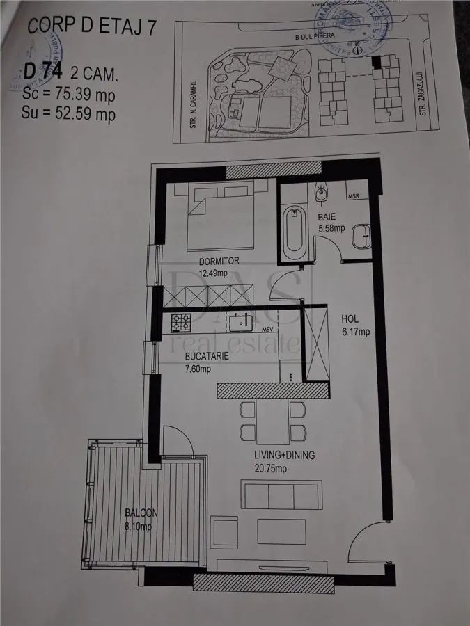 Apartament 2 camere | One Herastrau Plaza | Terasa + Parcare + Boxa - foto 8