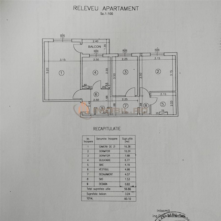 Apartament 3 camere Galata - Lidl/Oxigen - foto 9