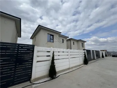 VILA DE VANZARE DOMNESTI LA CHEIE 4 CAMERE - TEREN- PANOURI FOTOVOLTAICE - foto 2