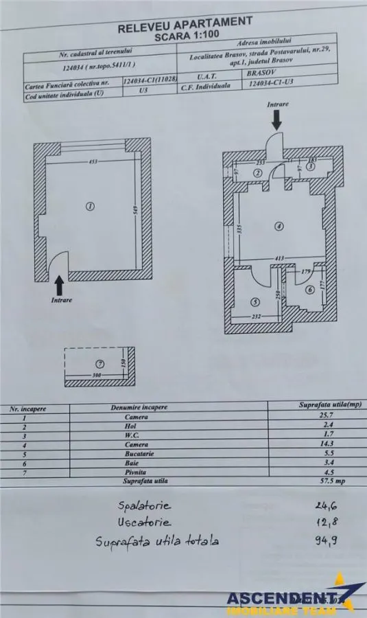 2 studiouri pretabile rezidential/ circuit turistic, Centrul istoric, Strada Postavarului - foto 9