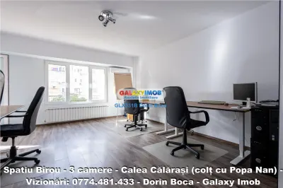 BIROU 3 Camere NEMOBILAT - CALEA CALARASI - Centrala proprie - foto 2