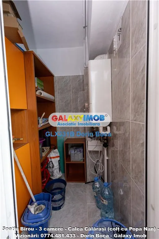 BIROU 3 Camere NEMOBILAT - CALEA CALARASI - Centrala proprie - foto 11