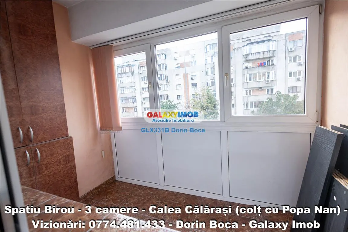 BIROU 3 Camere NEMOBILAT - CALEA CALARASI - Centrala proprie - foto 14