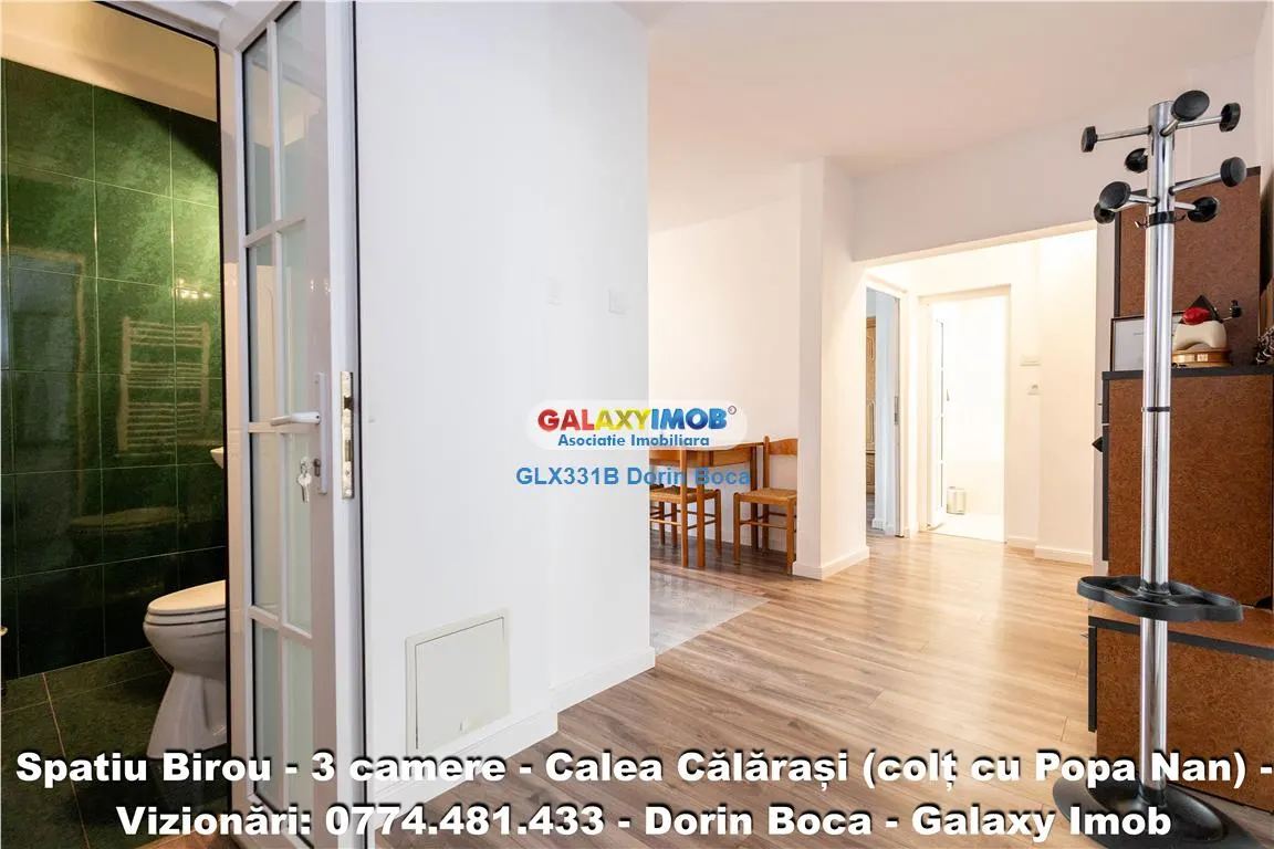 BIROU 3 Camere NEMOBILAT - CALEA CALARASI - Centrala proprie - foto 16