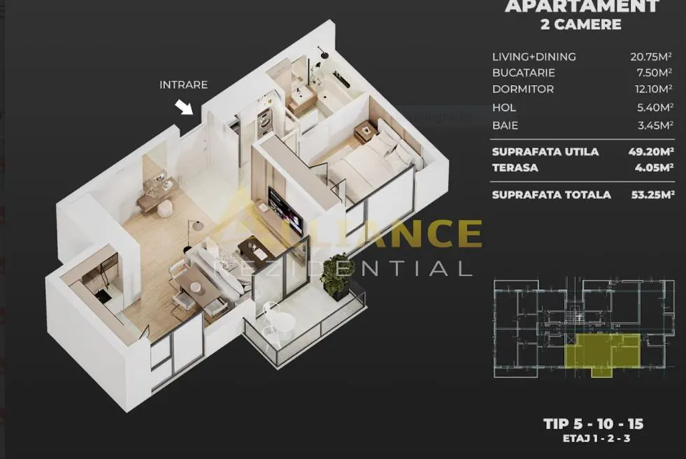 AME Residence | Apartamente Noi cu 2 si 3 Camere - foto 8