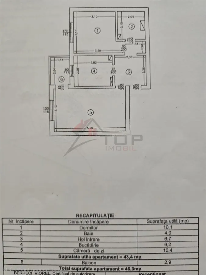 Apartament 2 camere Decomandat - etaj 2 - foto 2