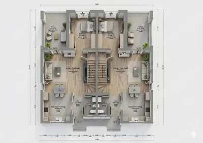 CALEA URSENI, DUPLEX, 4 CAMERE, 2 BAI, DRESSING, TERASA ACOPERITA - Timisoara