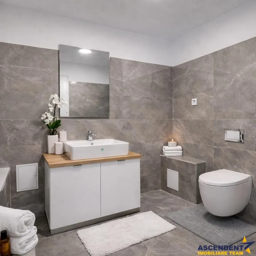 Decomandat, 3 camere, 2 bai, loc de parcare, Casa Nobel, Brasov. - foto 7