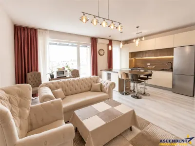 Apartament premium cu living spectaculos, semineu si terase generoase in Avantgarden Brasov - Brasov