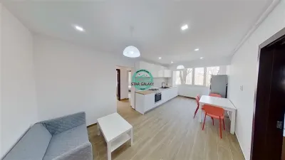 Inchiriez apartament cu 3 camere in Cornisa mobilat si utilat modern - foto 9