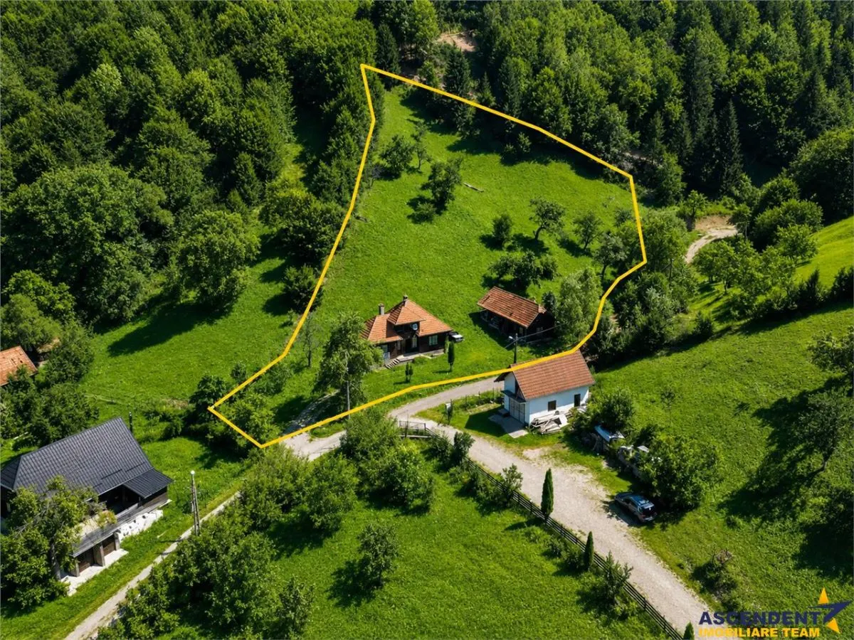 FILM! Proprietate autentica, Bran-Simon, 4.300 mp teren, casa traditionala + anexe - foto 12