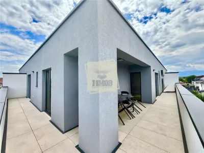 Penthouse de lux 84 mpu cu 3 camere 2 bai terasa 2 parcari - Sibiu