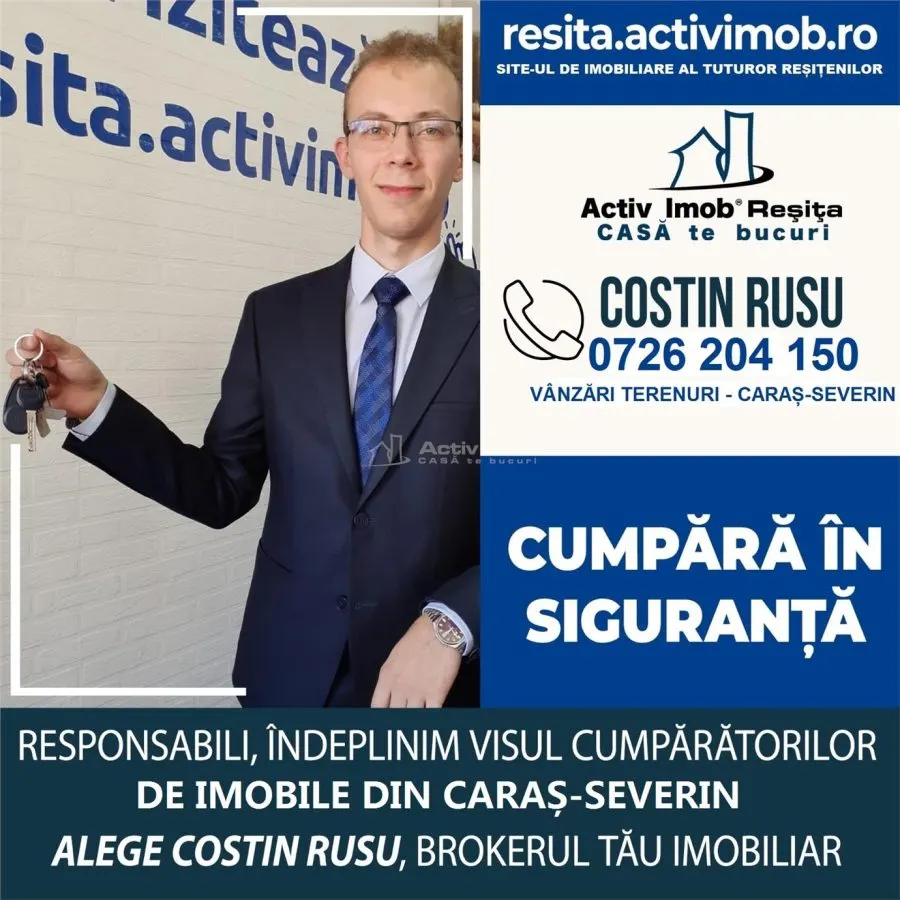 Resita, Teren Intravilan Langa Oras, 5265 Mp., 6,6 Euro/Mp., Km. 7 - foto 8