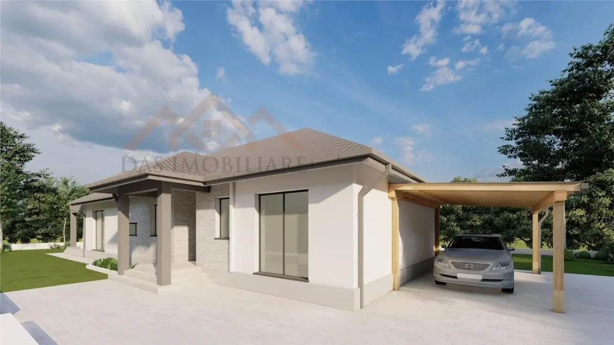 Casa la rosu, Satu Nou de Sus, 630 mp teren - foto 11