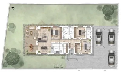 Casa la rosu, Satu Nou de Sus, 630 mp teren - foto 5