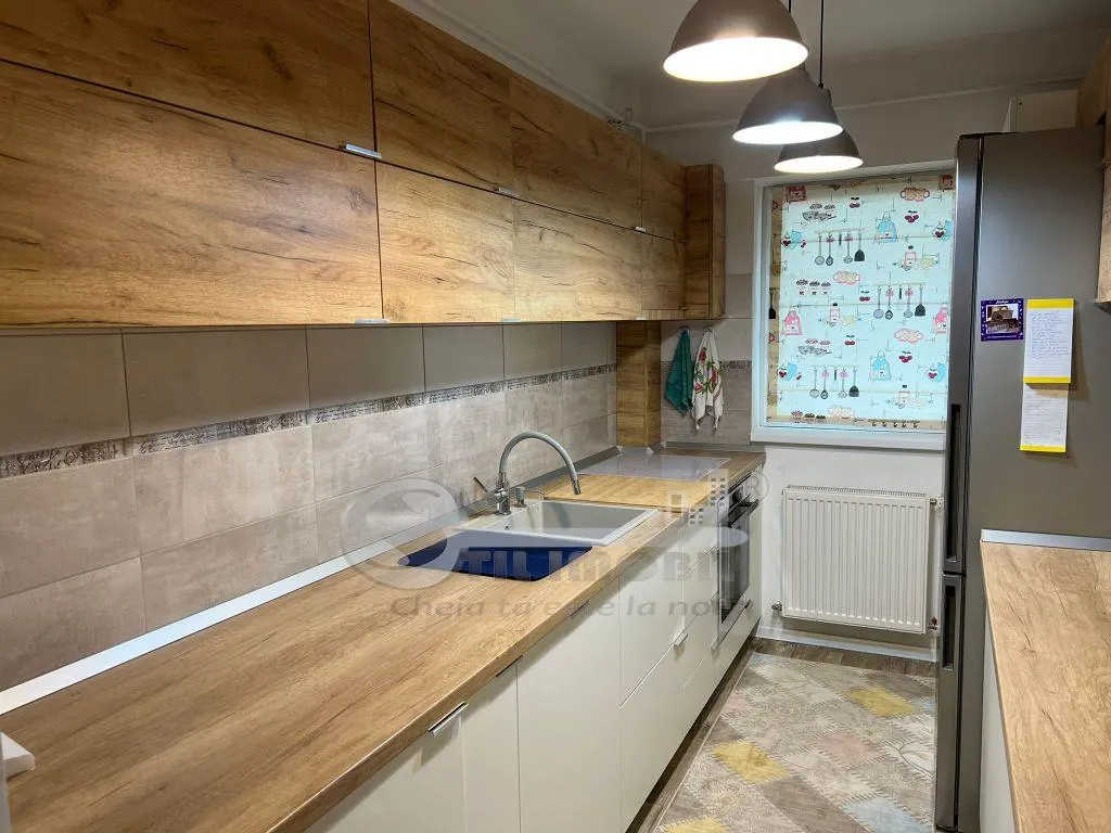Apartament 3 camere, mobilat complet, liber, Galata, bloc 2017 - foto 18