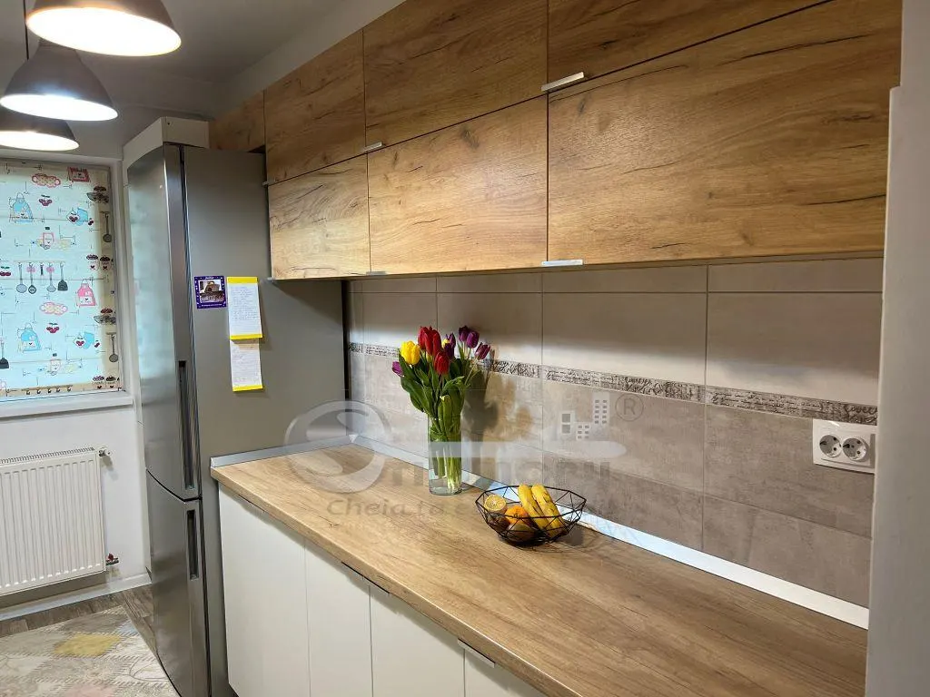 Apartament 3 camere, mobilat complet, liber, Galata, bloc 2017 - foto 19