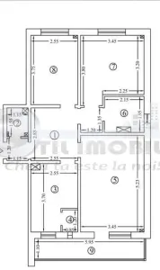 Apartament 3 camereÂ  â€“ Dacia | 72 mp - foto 5