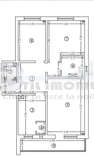 Apartament 3 camereÂ  â€“ Dacia | 72 mp - foto 5